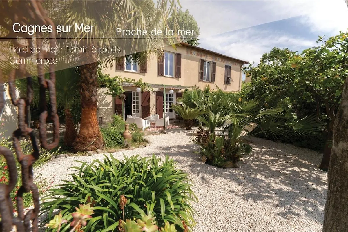 Jolie Maison Avec Jardin, A 500M De La Plage Cagnes-sur-Mer